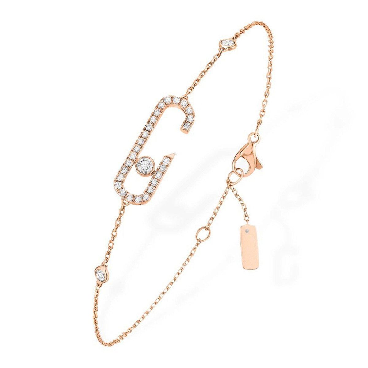 [lume Jewelry]BABY MOVE DIAMOND BRACELET(Adjustable length)