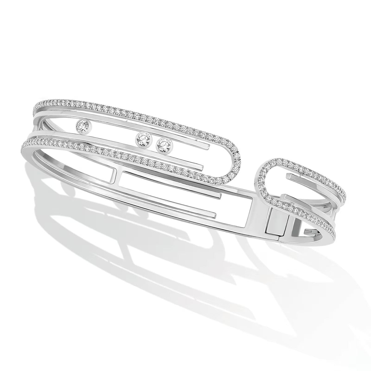 [lume Jewelry]MOVE 10TH PAVED DIAMOND BRACELET