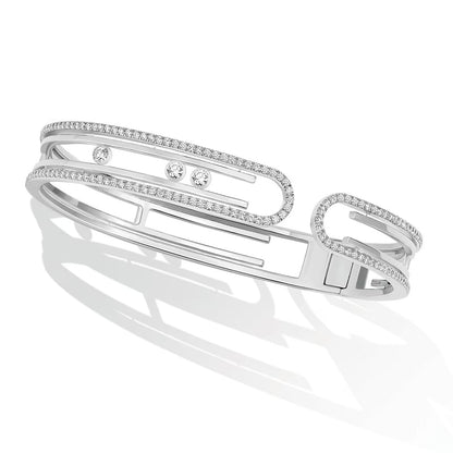 [lume Jewelry]MOVE 10TH PAVED DIAMOND BRACELET