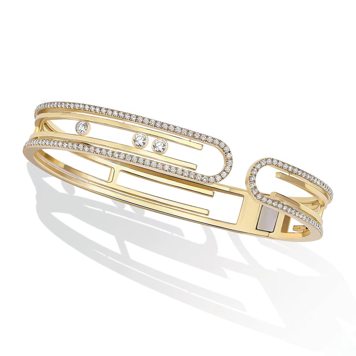 [lume Jewelry]MOVE 10TH PAVED DIAMOND BRACELET