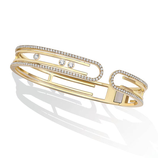 [lume Jewelry]MOVE 10TH PAVED DIAMOND BRACELET