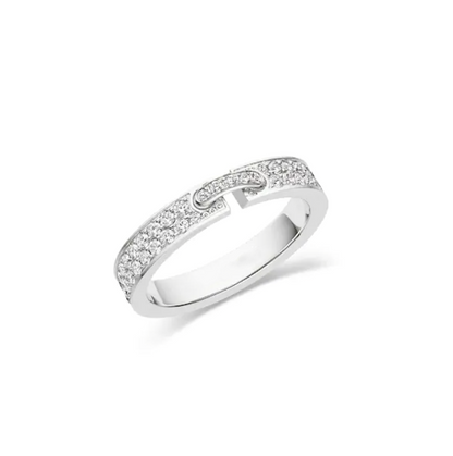 ¡®lume Jewelry¡¯ALLIANCE LIENS VIDENCE PAVED DIAMOND 4MM RING