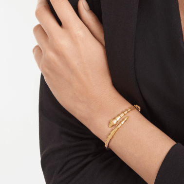 [lume Jewelry]Viper Silver No‑Diamond Snake Bracelet
