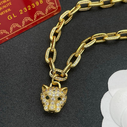 ¡®lume Jewelry¡¯Lion Head Link Chain Necklace