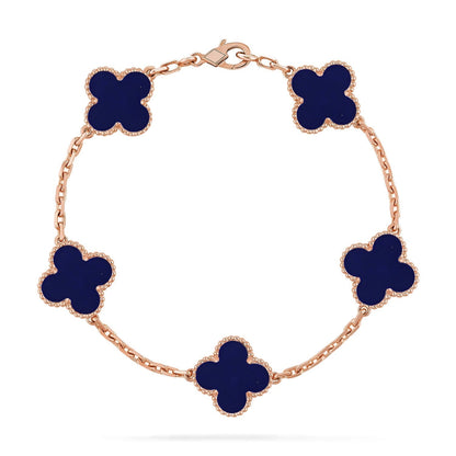 [lume Jewelry]New CLOVER 5 MOTIF LAPIS LAZULI BRACELET COLLECTION