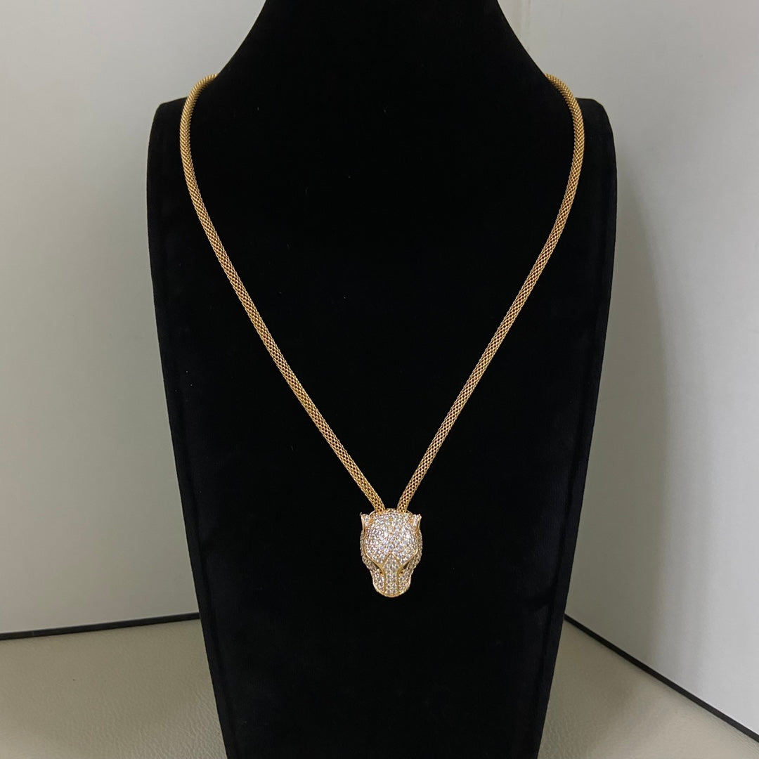 ¡®lume Jewelry¡¯Panther Head Layered Necklace