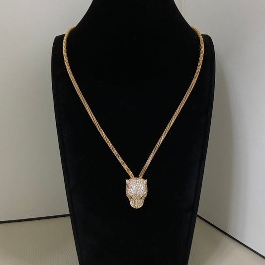 ¡®lume Jewelry¡¯Panther Head Layered Necklace