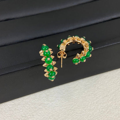 ¡®lume Jewelry¡¯Color Gemstone Stud Earrings