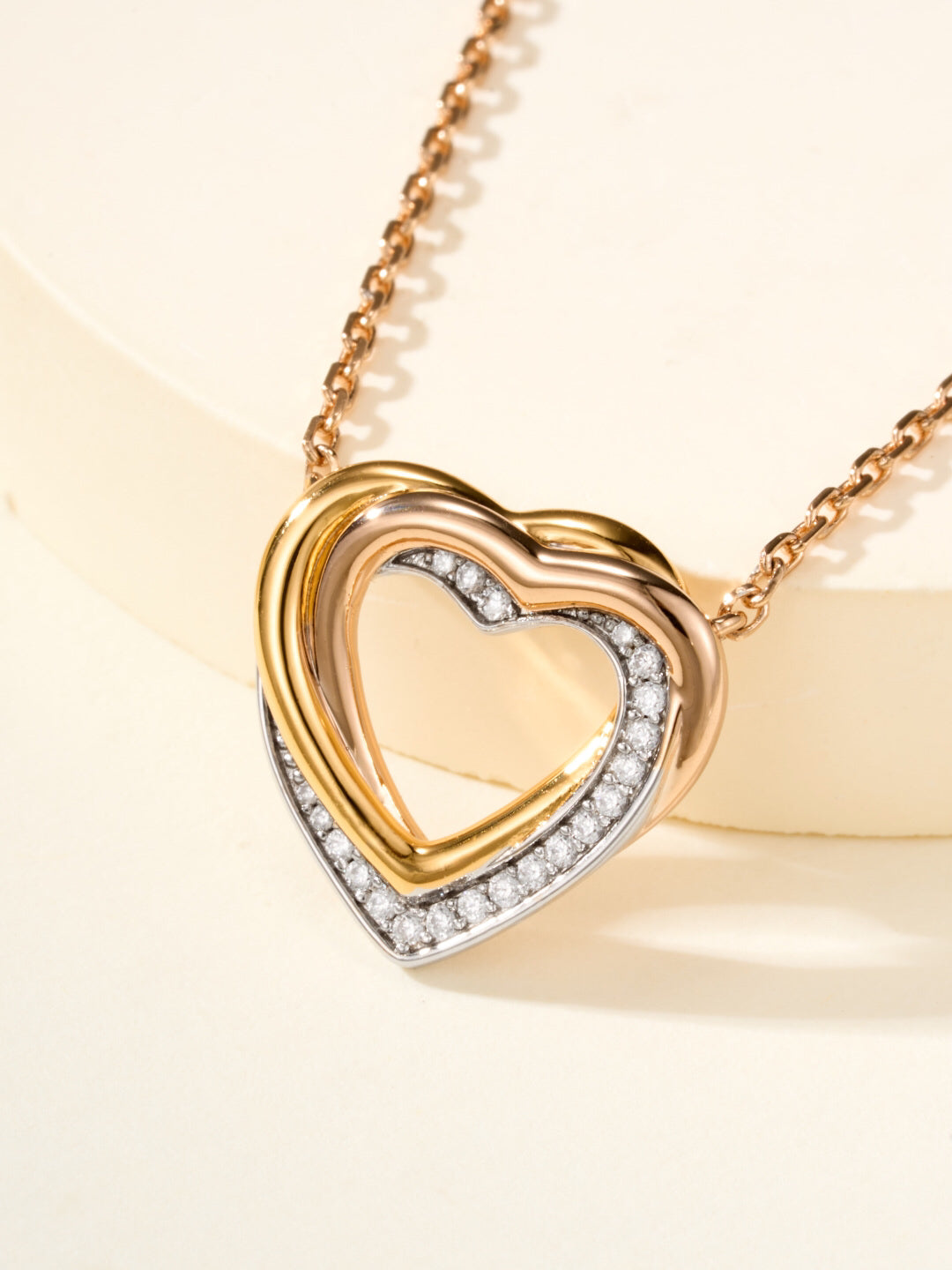 ¡®lume Jewelry¡¯Heart Ring Pendant Necklace