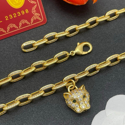 ¡®lume Jewelry¡¯Lion Head Link Chain Necklace