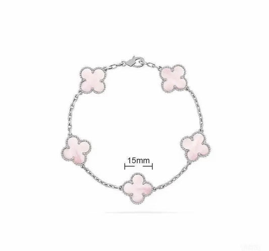[lume JewelryLight Pink Braided Bracelet