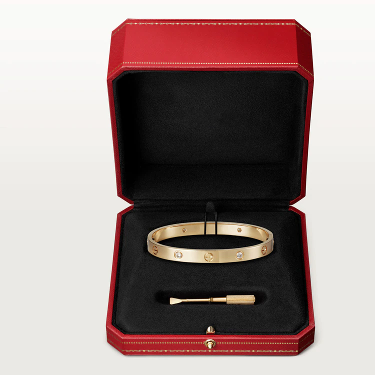 ¡®lume Jewelry¡¯LOVE BRACELET 6.1MM 4 DIAMONDS