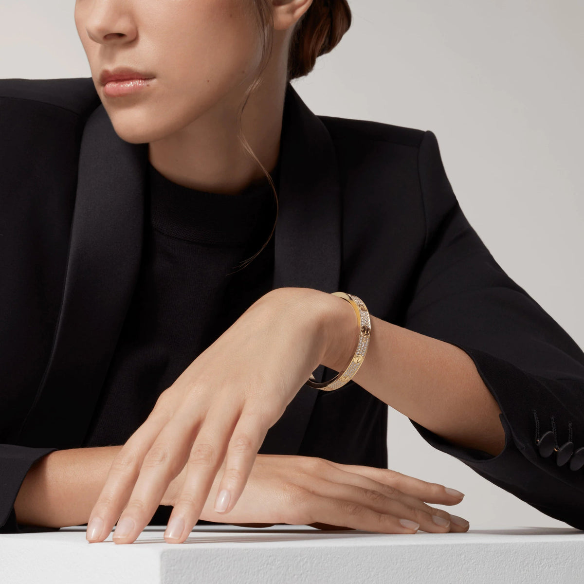 ¡®lume Jewelry¡¯LOVE BRACELET 6.1MM DIAMOND-PAVED