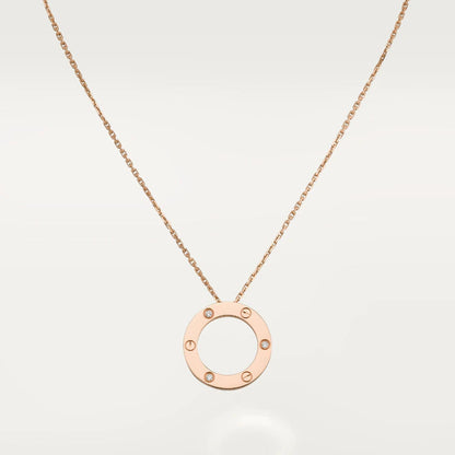 ¡®lume Jewelry¡¯LOVE NECKLACE 16MM 3 DIAMONDS