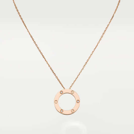 ¡®lume Jewelry¡¯LOVE NECKLACE 16MM 3 DIAMONDS