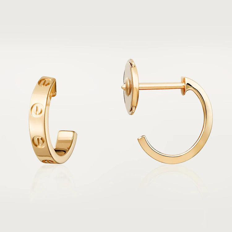 ¡®lume Jewelry¡¯LOVE EARRINGS 2.65MM PINK GOLD