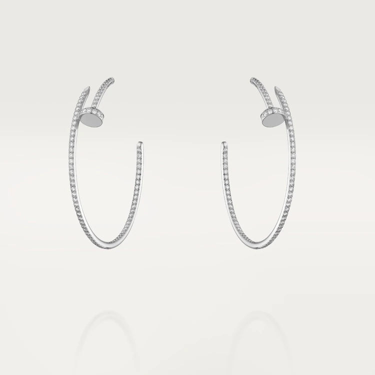¡®lume Jewelry¡¯JUSTE EARRINGS FULL DIAMONDS 1.8MM