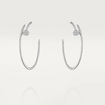 ¡®lume Jewelry¡¯JUSTE EARRINGS FULL DIAMONDS 1.8MM