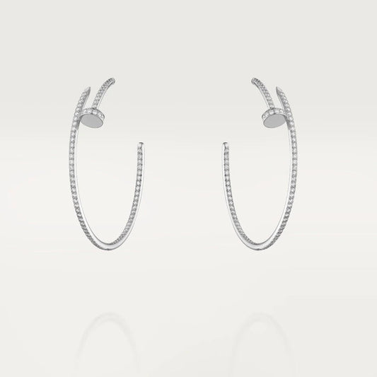 ¡®lume Jewelry¡¯JUSTE EARRINGS FULL DIAMONDS 1.8MM