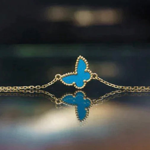 ¡®lume Jewelry¡¯BUTTERFLY TURQUOISE BUTTERFLY BRACELET