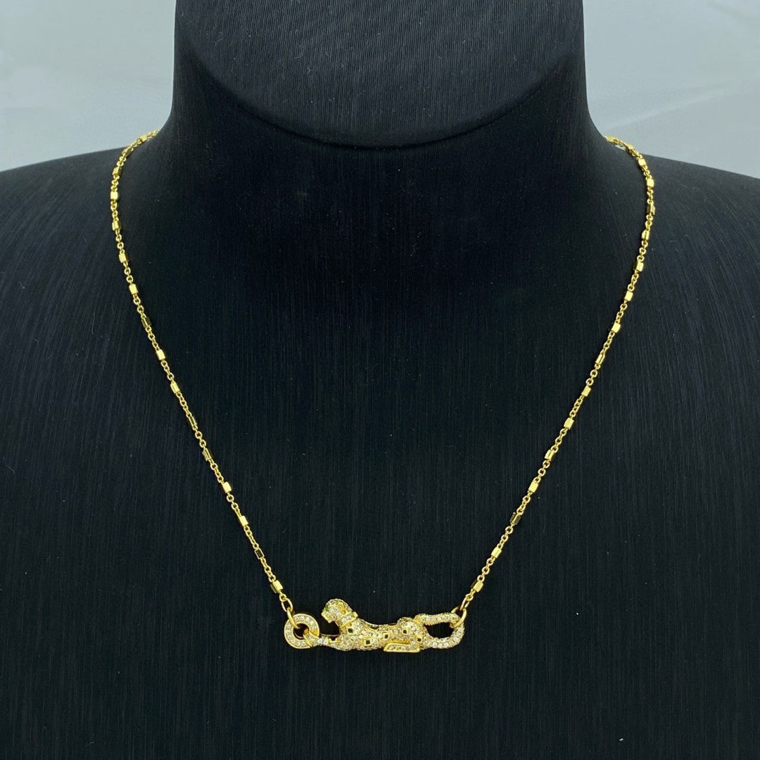 ¡®lume Jewelry¡¯Pave Panther Pendant Necklace