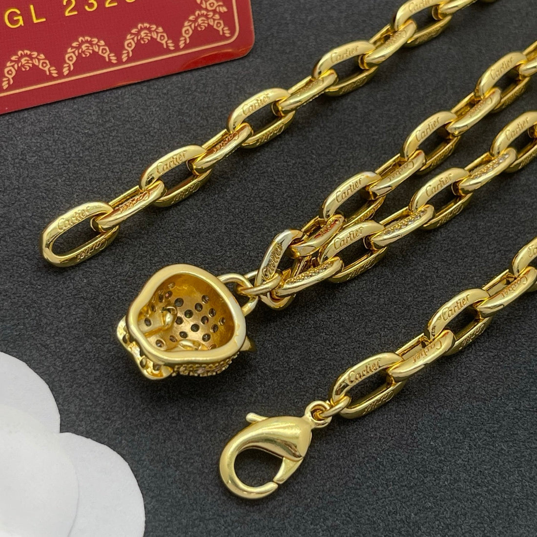 ¡®lume Jewelry¡¯Lion Head Link Chain Necklace