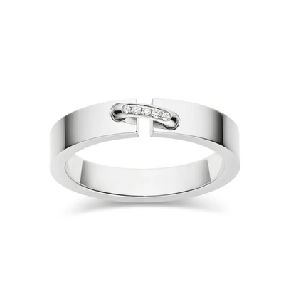 ¡®lume Jewelry¡¯ALLIANCE LIENS VIDENCE DIAMOND 4MM RING