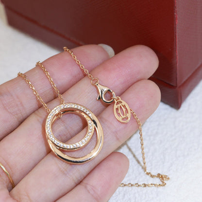 ¡®lume Jewelry¡¯Double Circle Pendant Necklace
