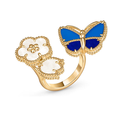 [lume Jewelry]LUCKY SPRING BUTTERFLY OPEN-FACE RINGS
