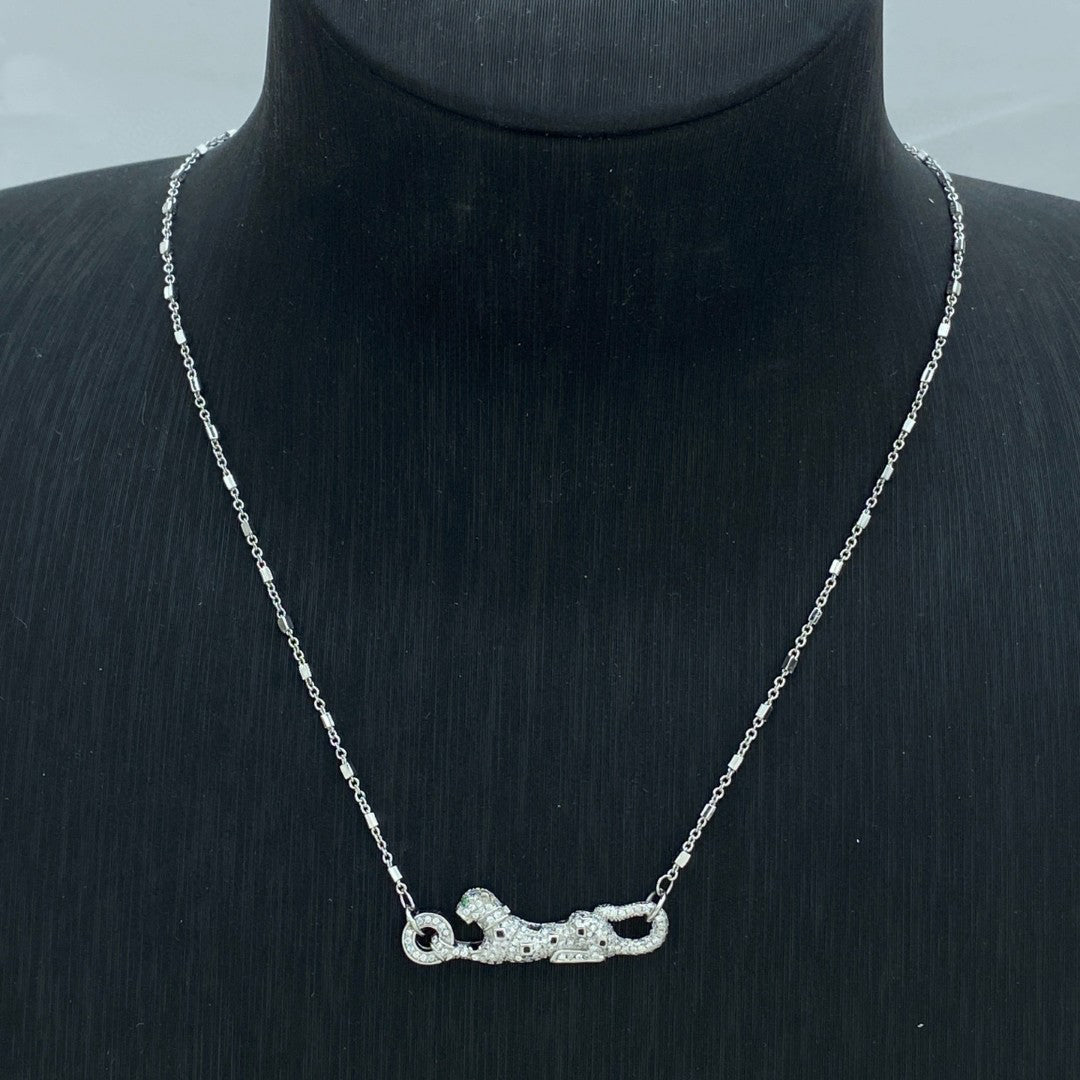 ¡®lume Jewelry¡¯Pave Panther Pendant Necklace