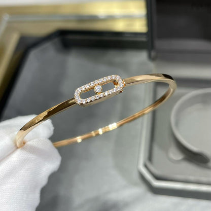 [lume Jewelry]Move Uno pavé flex bangle medium