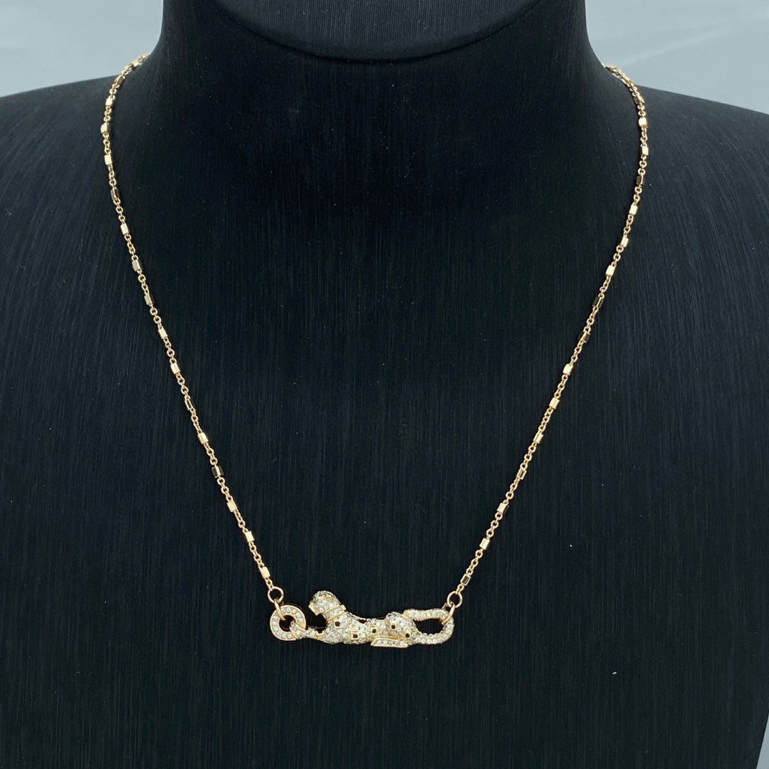 ¡®lume Jewelry¡¯Pave Panther Pendant Necklace
