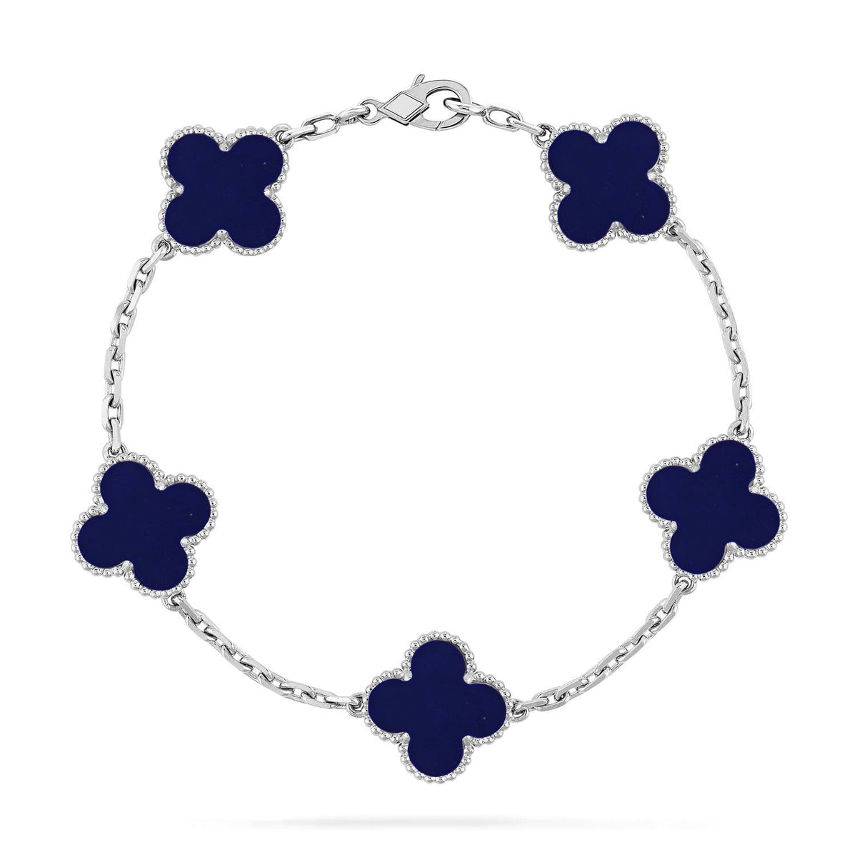 [lume Jewelry]New CLOVER 5 MOTIF LAPIS LAZULI BRACELET COLLECTION
