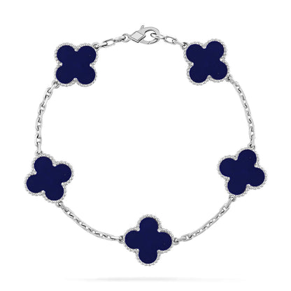 [lume Jewelry]New CLOVER 5 MOTIF LAPIS LAZULI BRACELET COLLECTION