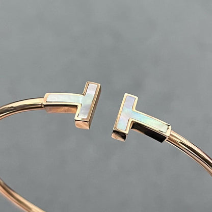 [lume Jewelry] T House Double T Open Bangle