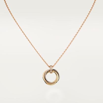 ¡®lume Jewelry¡¯TRINITY NECKLACE GOLD  DIAMONDS
