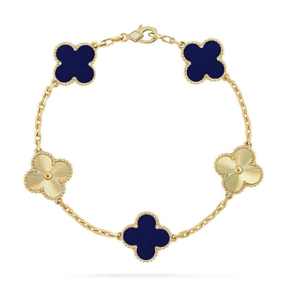 [lume Jewelry]New CLOVER 5 MOTIF LAPIS LAZULI BRACELET COLLECTION
