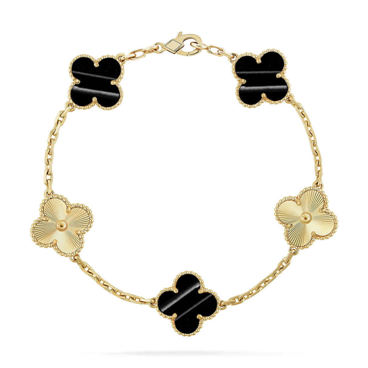 [lume Jewelry]New  CLOVER 5 MOTIF PULSAR STONE BRACELET COLLECTION