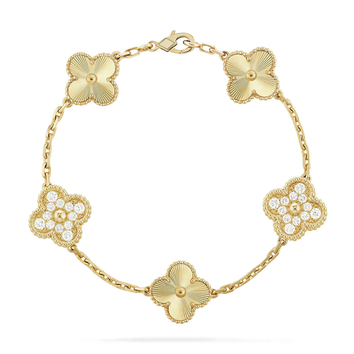 [lume Jewelry]New  CLOVER 5 MOTIF LASER BRACELET COLLECTION