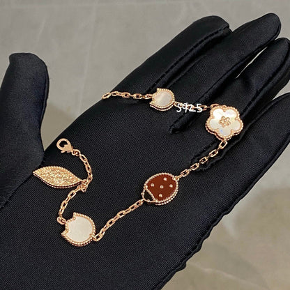 ¡®lume Jewelry¡¯LUCKY SPRING 5 MOTIF BRACELET