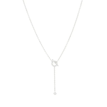 ¡®lume Jewelry¡¯FINESSE SILVER DIAMOND NECKLACE