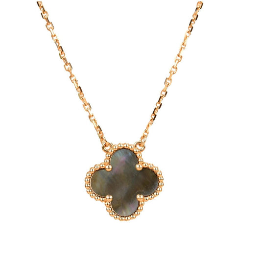 ¡®lume Jewelry¡¯CLOVER 15MM  GRAY MOTHER OF PEARL NECKLACE