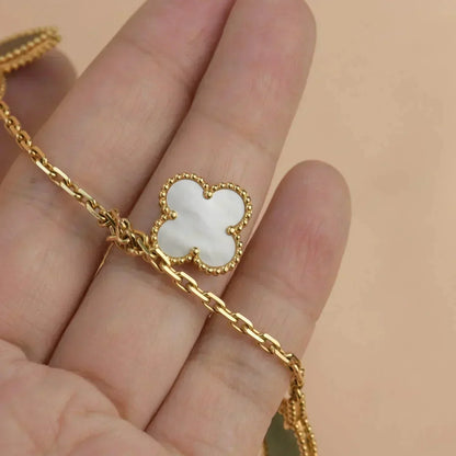 ¡®lume Jewelry¡¯LUCKY SPRING 5 MOTIF GOLD BRACELET