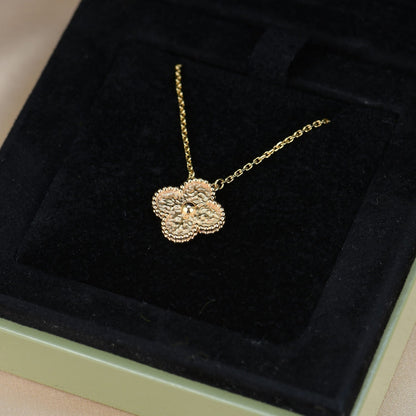 ¡®lume Jewelry¡¯CLOVER 15MM  BRONZING NECKLACE