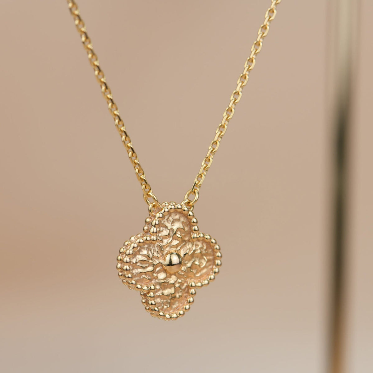 ¡®lume Jewelry¡¯CLOVER 15MM  BRONZING NECKLACE