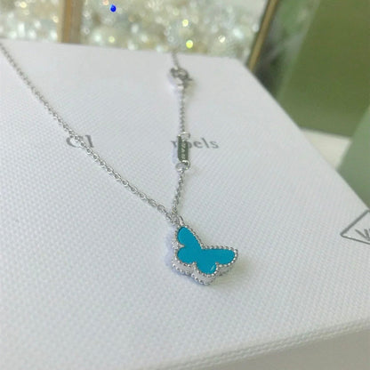 ¡®lume Jewelry¡¯BUTTERFLY TURQUOISE BUTTERFLY BRACELET SILVER
