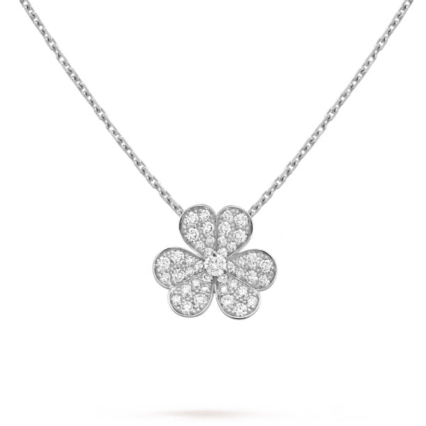 ¡®lume Jewelry¡¯CLOVER DIAMOND NECKLACE SILVER