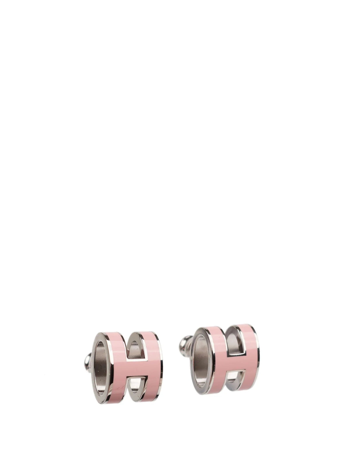 ¡®lume Jewelry¡¯MINI POP H SILVER EARRINGS PINK