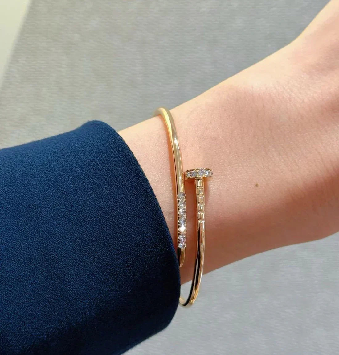 [lume Jewelry]JUSTE BRACELET 2.5MM DIAMONDS NEW