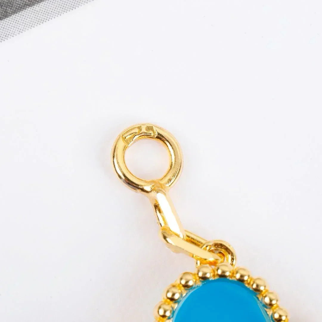 [lume Jewelry]New  CLOVER 5 MOTIF TURQUOISE BRACELET COLLECTION